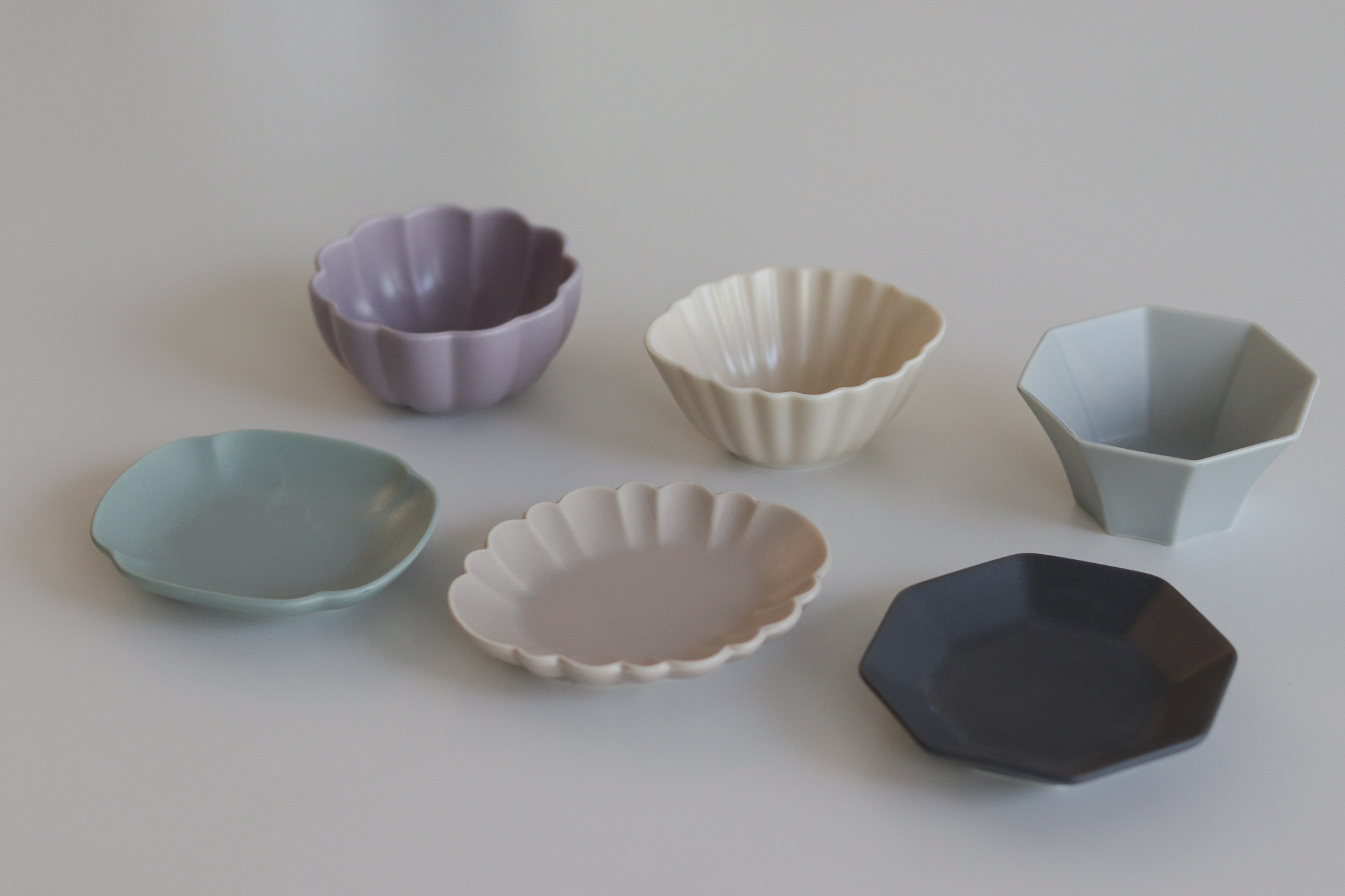 日本 美濃燒 莫蘭迪色 造型 小碟 豆缽