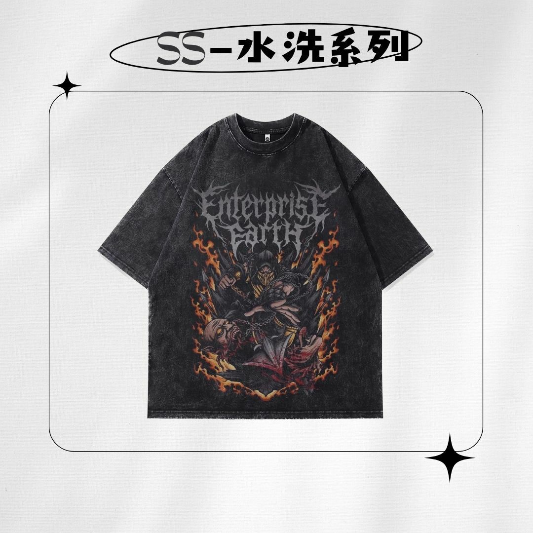 【SS 預購】名人系列 美國死亡核心樂團 - Enterprise Earth 水洗短袖上衣