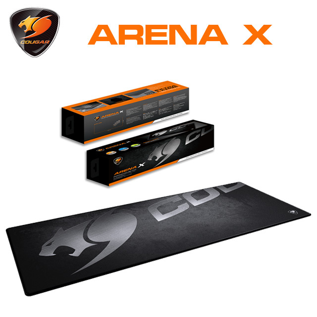 COUGAR 美洲獅 ARENA X 電競滑鼠墊 黑色 福利品
