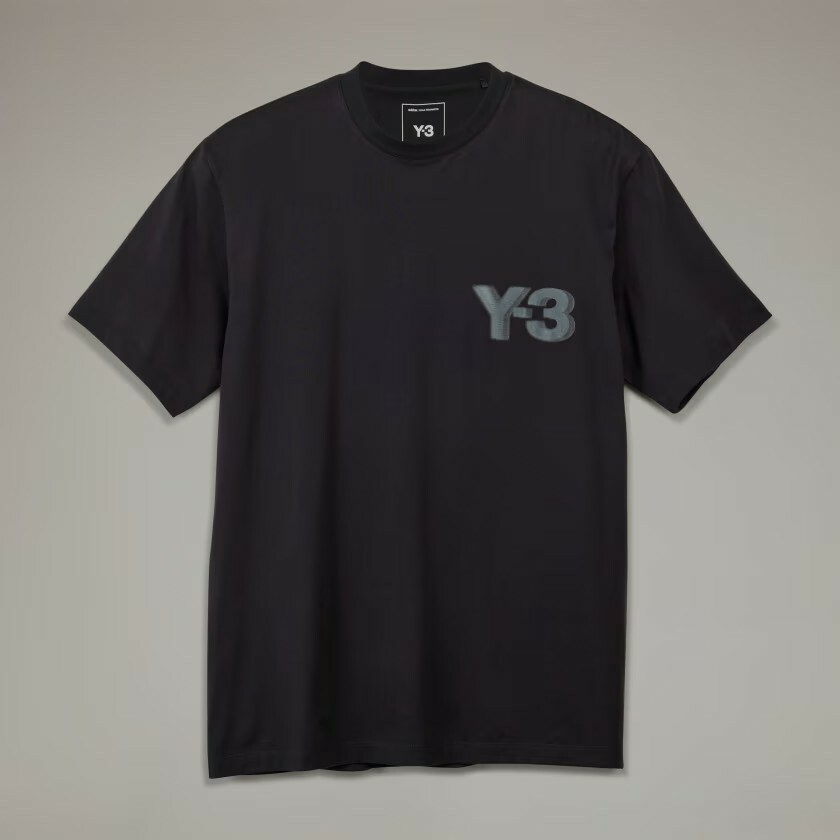 【 Y-3 LOGO SS TEE 短TEE - 黑 】