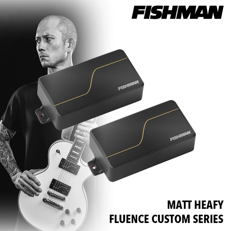 簽名款 Fishman Fluence Custom Series Matt Heafy 七弦 主動式 拾音器