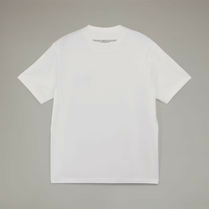 【 Y-3 LOGO SS TEE 短TEE - 白 】