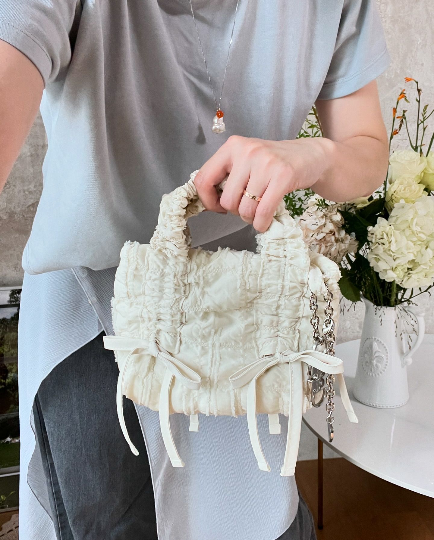 韓國品牌 jedrefeb5｜Puffer butterfly bag micro ( 7 Colours )