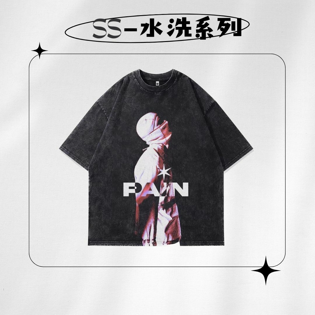 【SS 預購】美式系列 人像元素 水洗短袖上衣