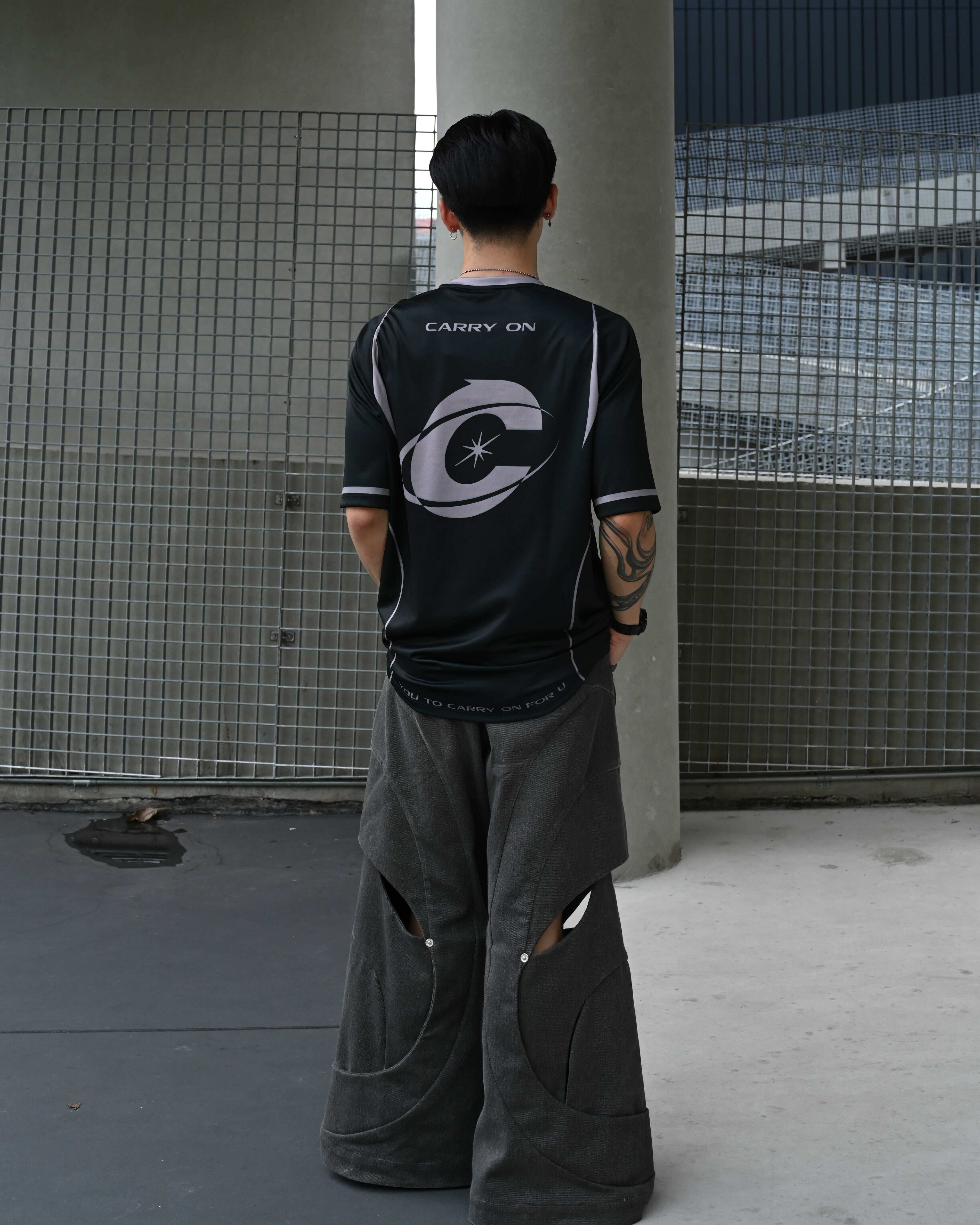 【現貨】CARRYON 24SS SOCCER JERSEY 拼接透氣落肩 短T CARSOC