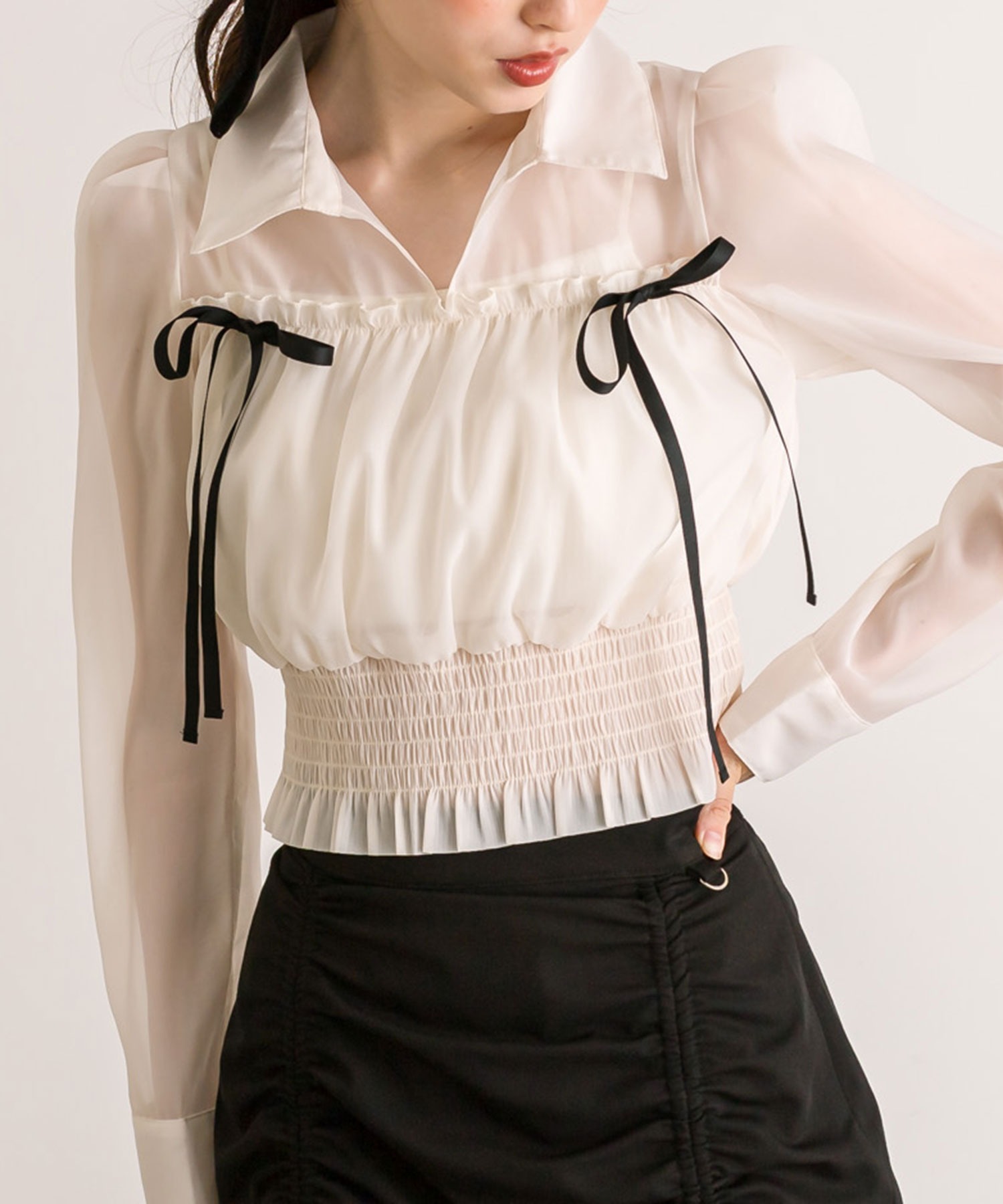 預購 - [預約 9 月] JP 雙絲帶長袖Shirt