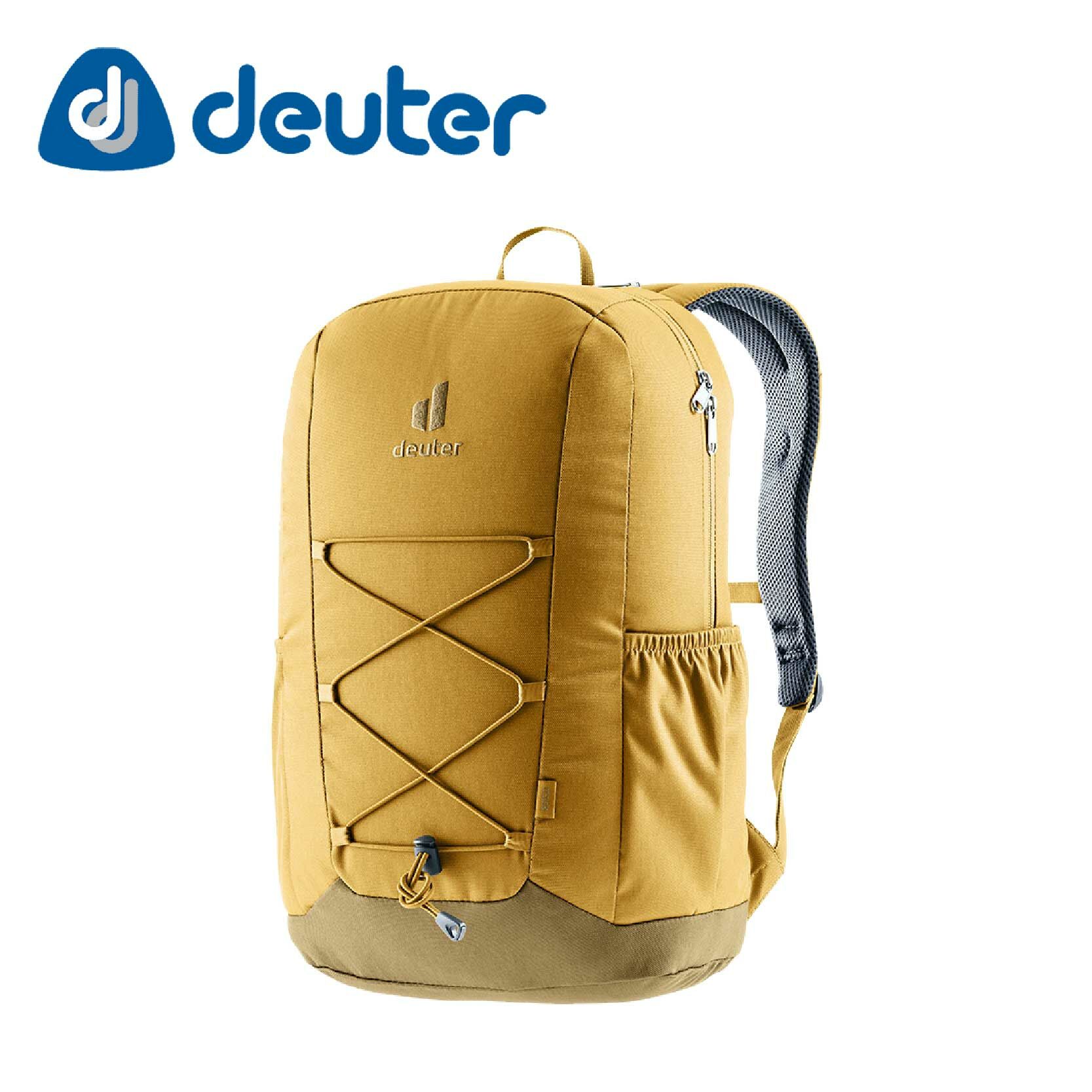 Deuter 德國 GOGO休閒旅遊背包 (薑黃、黑) 登山/健行/休閒/自行車/旅遊多功能款背包 71A3813224