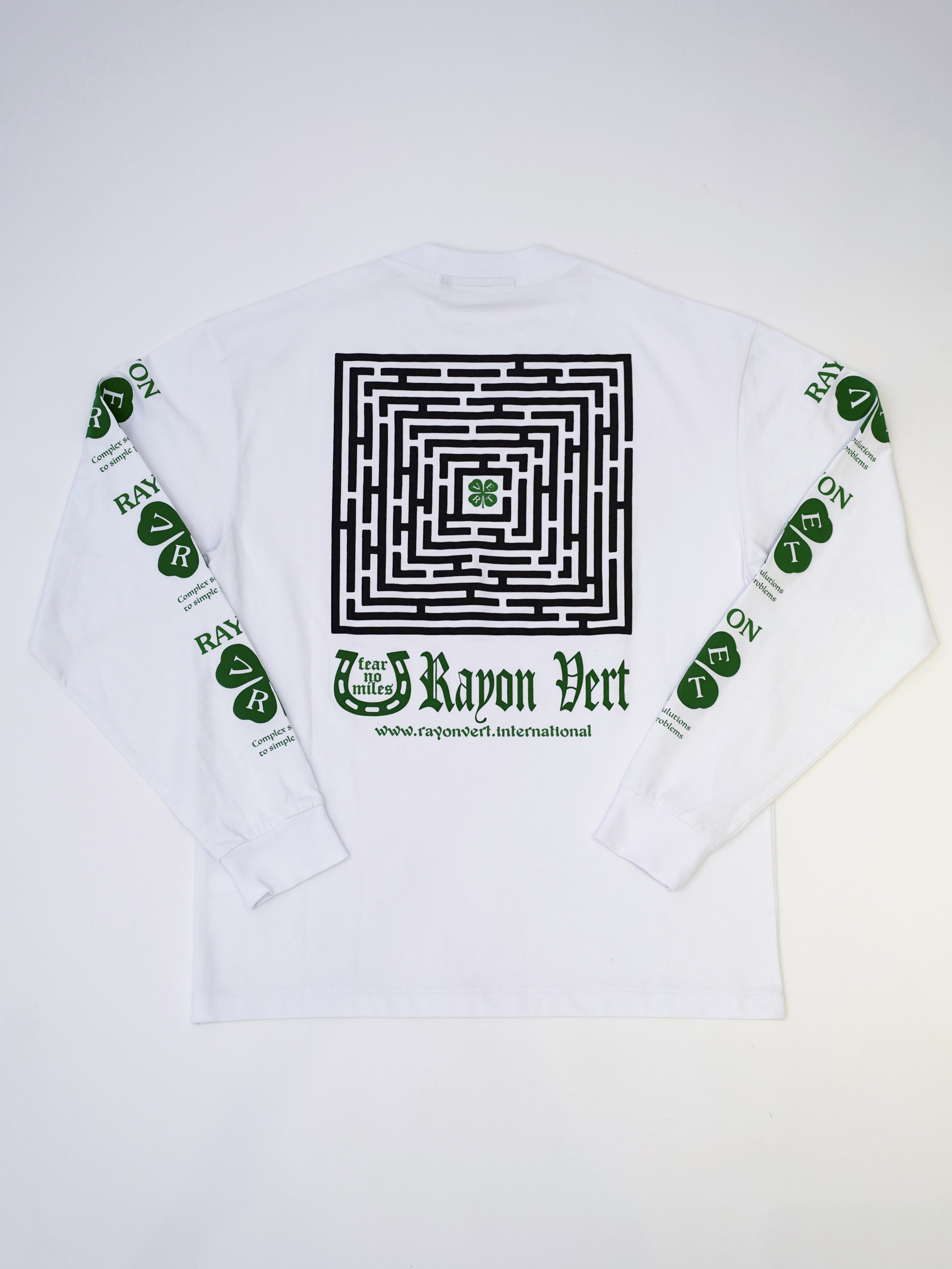 Rayon Vert｜Knossos LS Shirt "Ghost White"