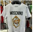 [S] MOSCHINO BEAR IN THE MIRROR TEE,WHITE, DV07115441-7001 (SM872)