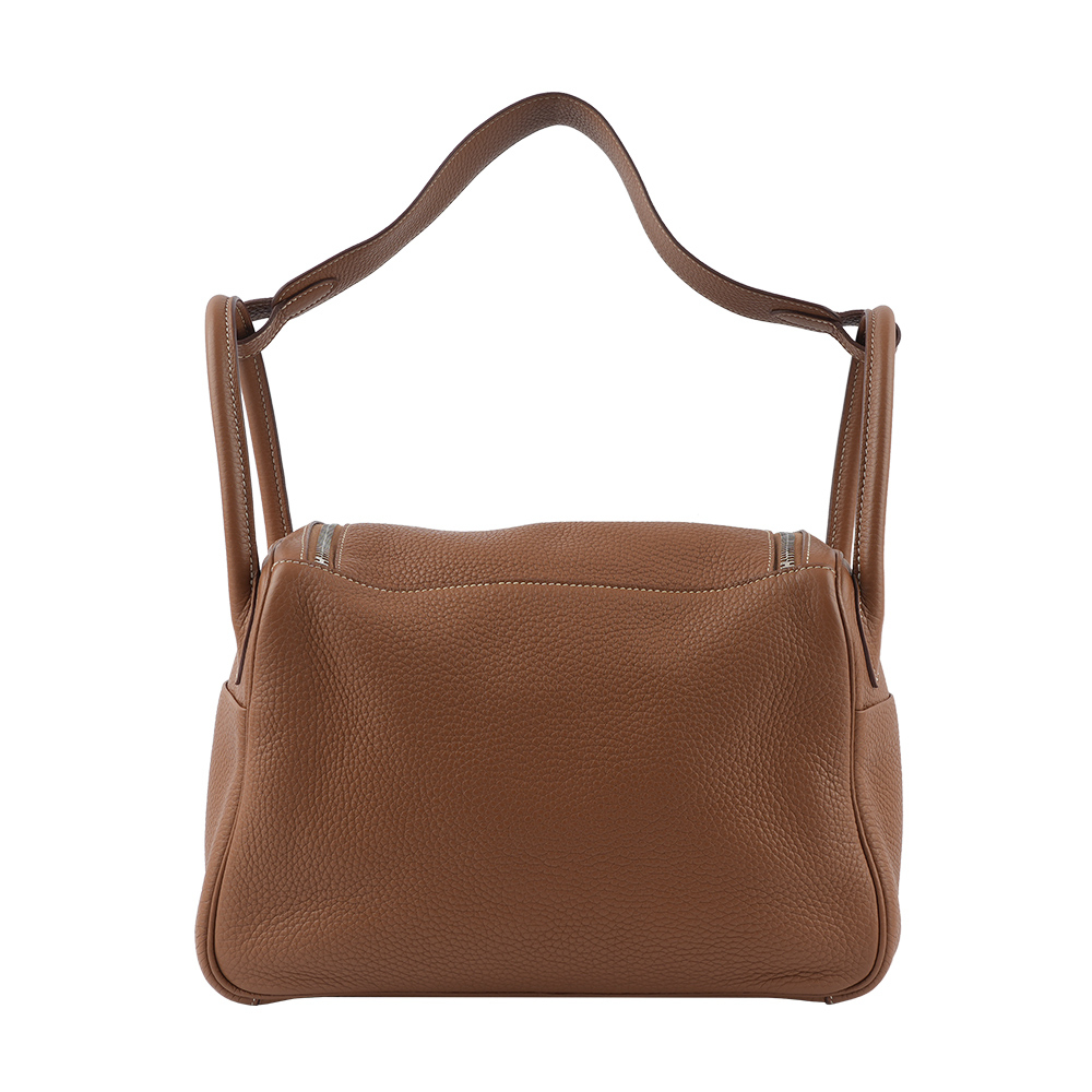 【HERMES】銀釦 TC皮 Lindy 30cm(金棕色) H050161CK 37