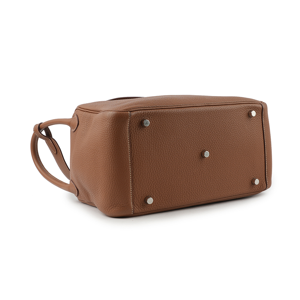 【HERMES】銀釦 TC皮 Lindy 30cm(金棕色) H050161CK 37