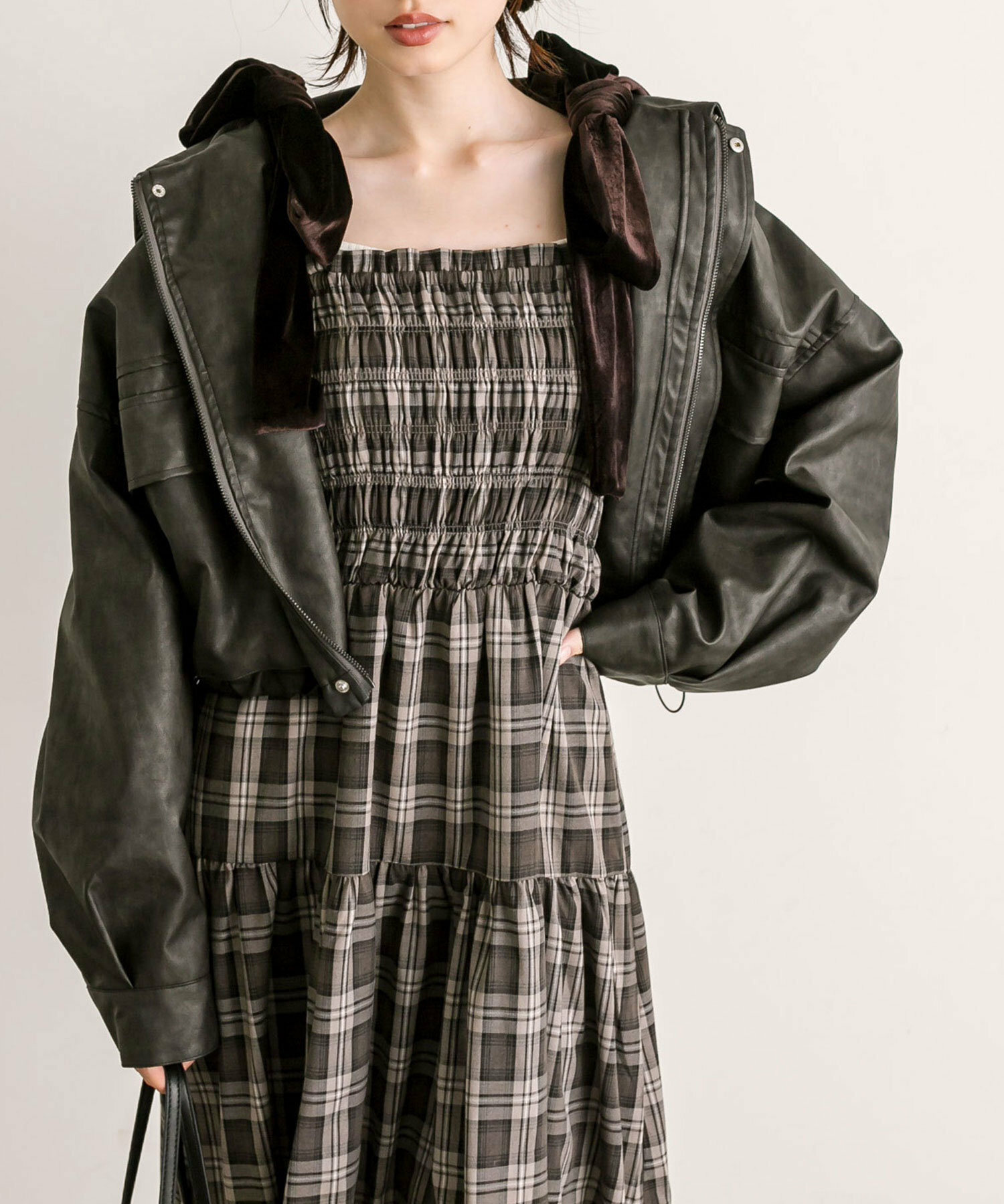 預購 - JP 絲絨絲帶One Piece