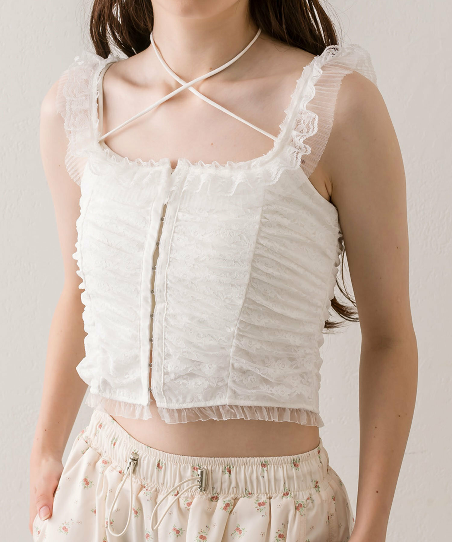 預購 - [預約10月] JP 蕾絲背心