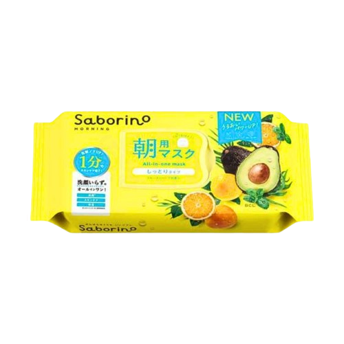 BCL Saborino 早安面膜（32 片裝）（牛油果 / 檸檬葡萄柚）