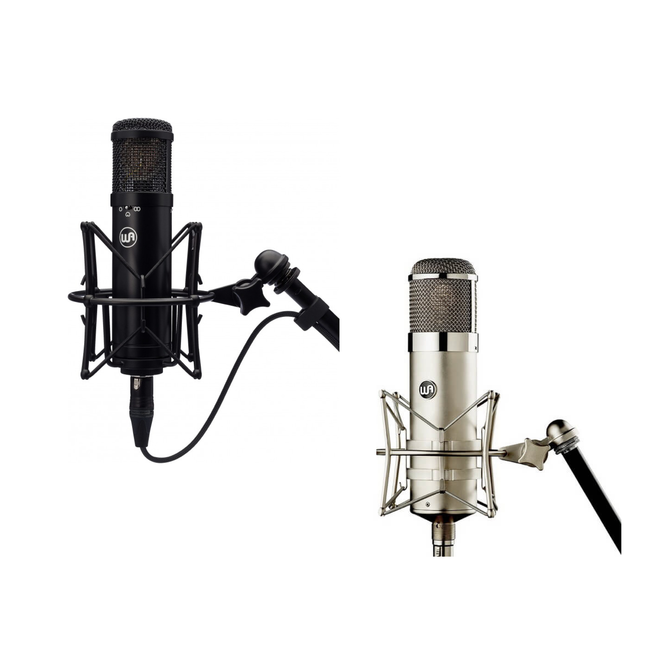 Warm Audio Warm Audio / WA-47 Jr 三指向電容式麥克風 (銀色,黑色) — 三峽麥克風｜YA! 玩音樂