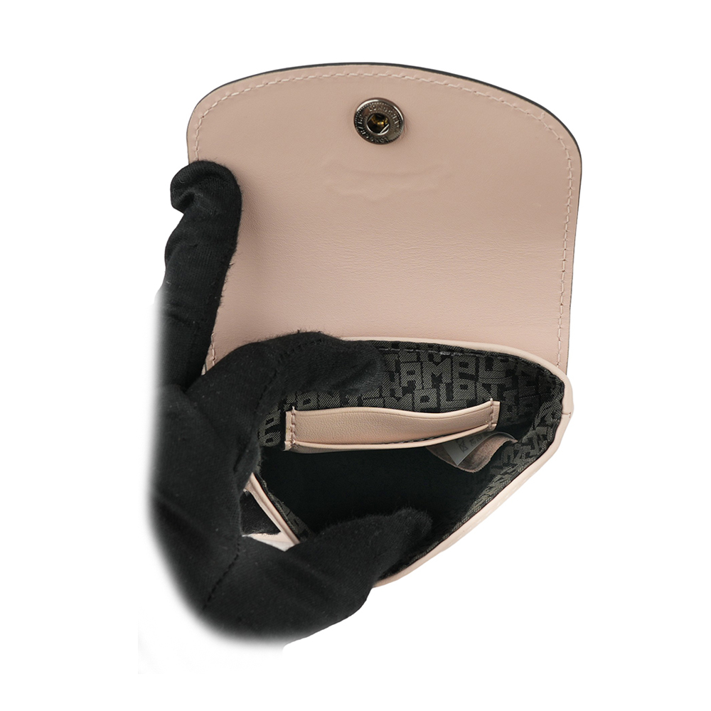 【LONGCHAMP】Le Pliage Xtra 小牛皮斜背手機包(裸膚色) 34178 987 542