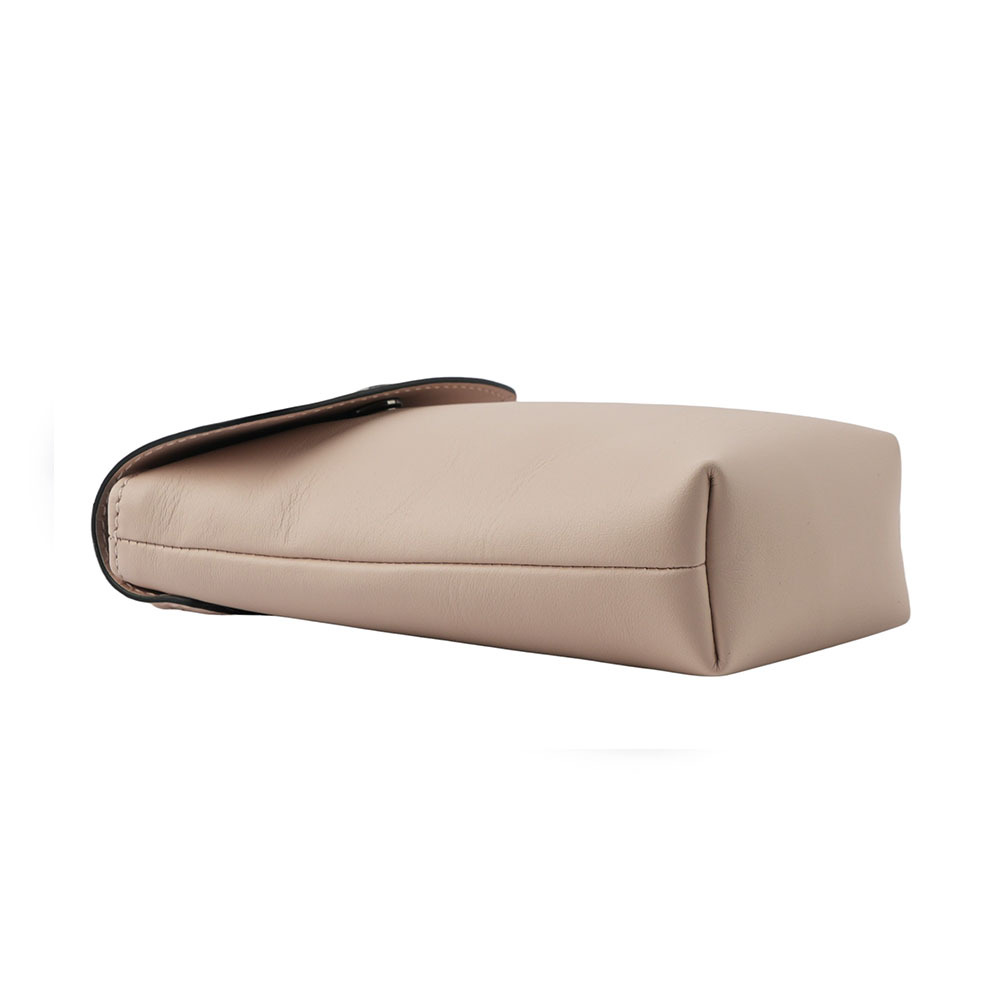 【LONGCHAMP】Le Pliage Xtra 小牛皮斜背手機包(裸膚色) 34178 987 542