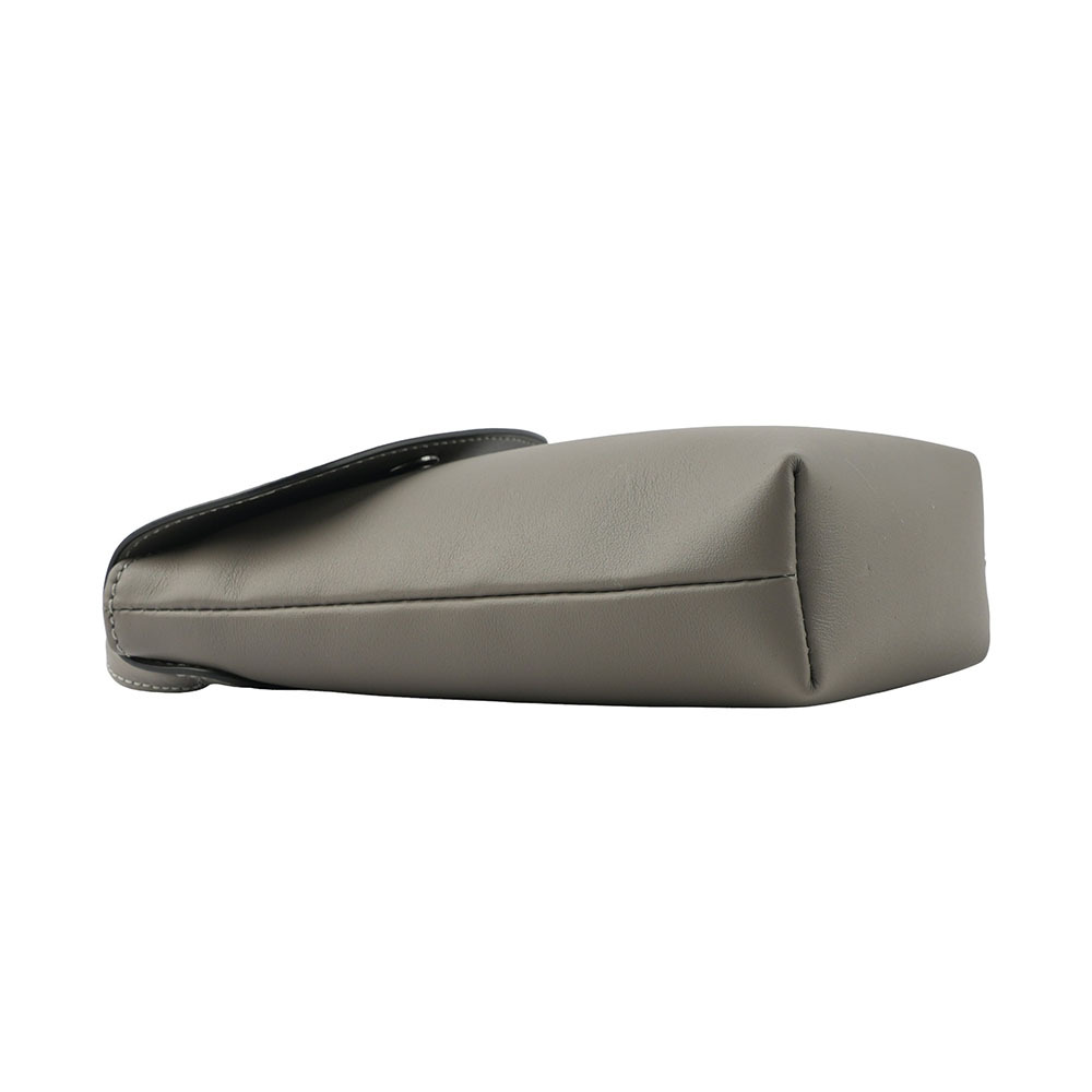 【LONGCHAMP】Le Pliage Xtra 小牛皮斜背手機包(斑鳩灰) 34178 987 P55