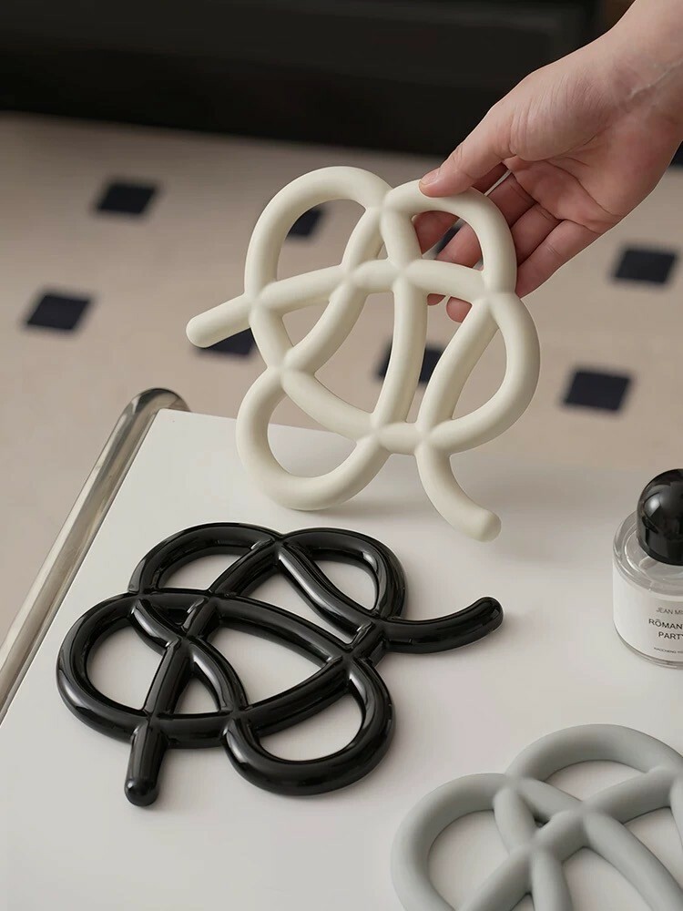 繩結陶瓷餐墊擺件 / 6色