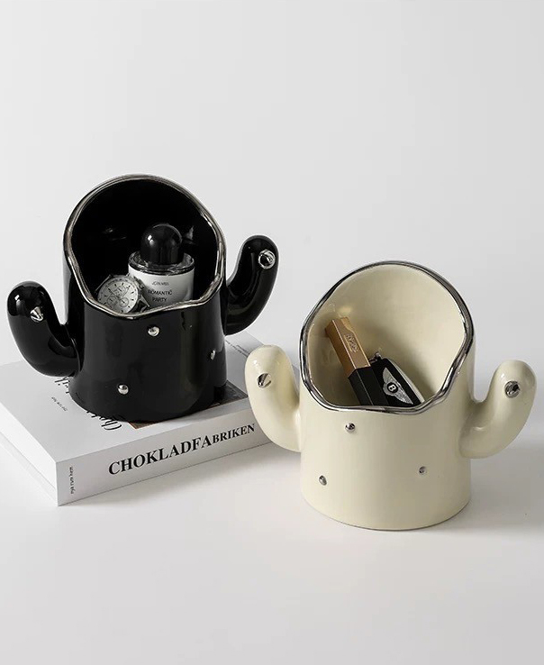 可愛仙人掌收納筒擺件 / 2色