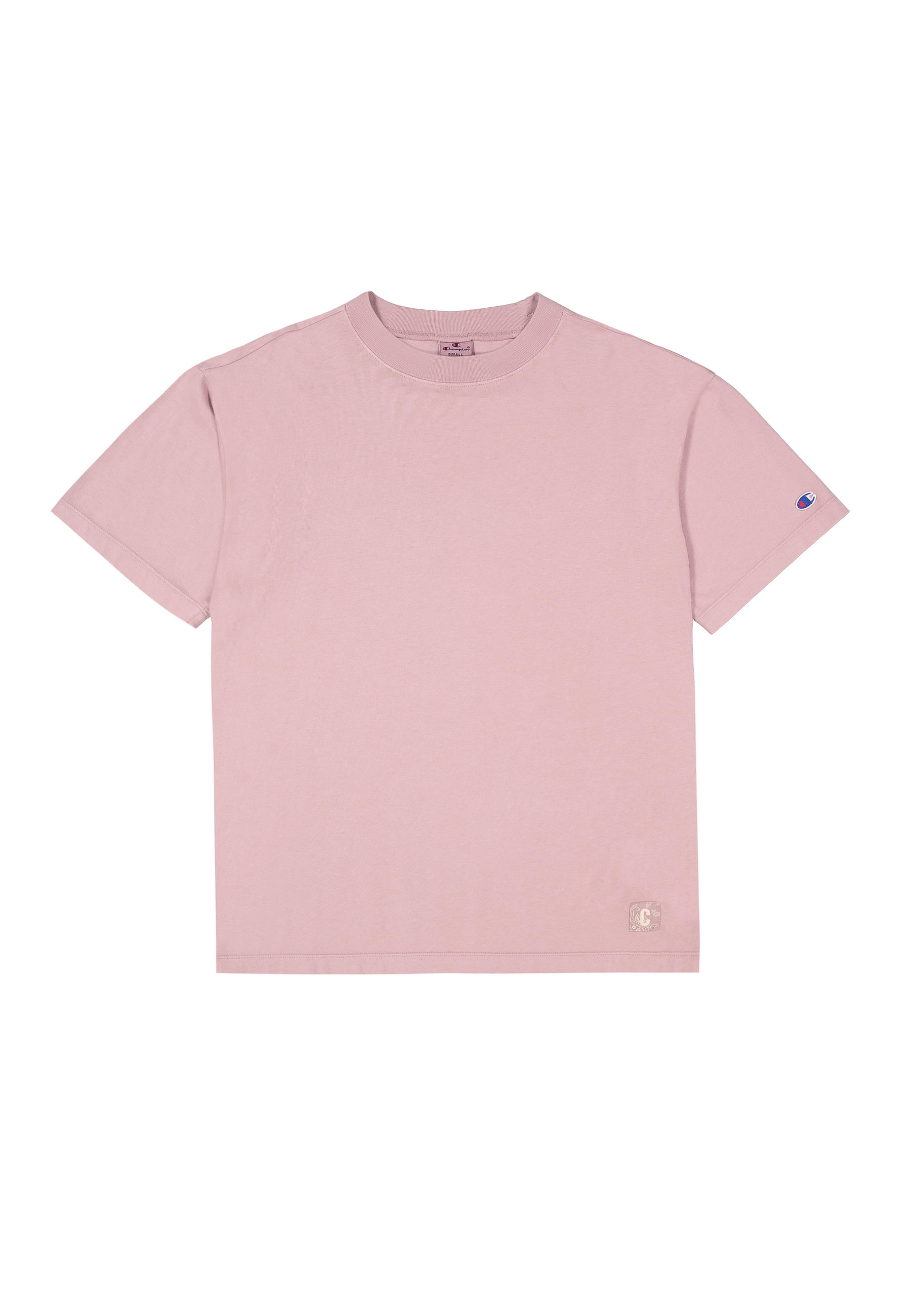 女款 -ROCHESTER街頭風 變形蟲拚布 短TEE-粉色（117449-PS091）