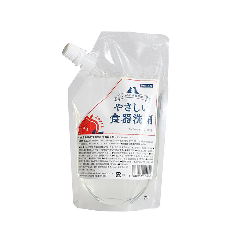 Axie 寵物專用 洗碗 蘋果香味 補充裝300ml