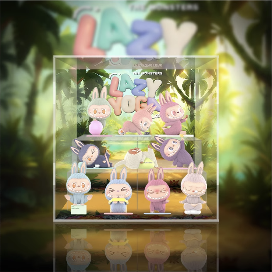 THEMONSTERS Lazy Yoga シリーズ アソートボックス + 扇子 THEMONSTERS Lazy Yoga シリーズ アソートボックス + 扇子
