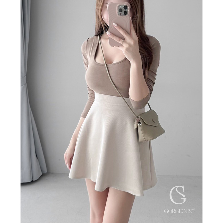 H139「巴洛克太空無痕褲裙」