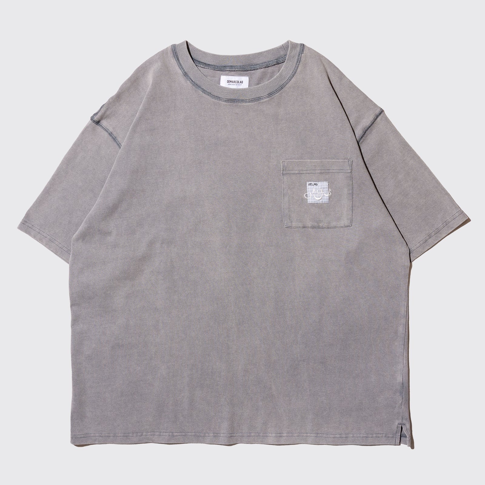 Demarcolab｜AsCIID WASH HEAVY PK TEE "Smoke"