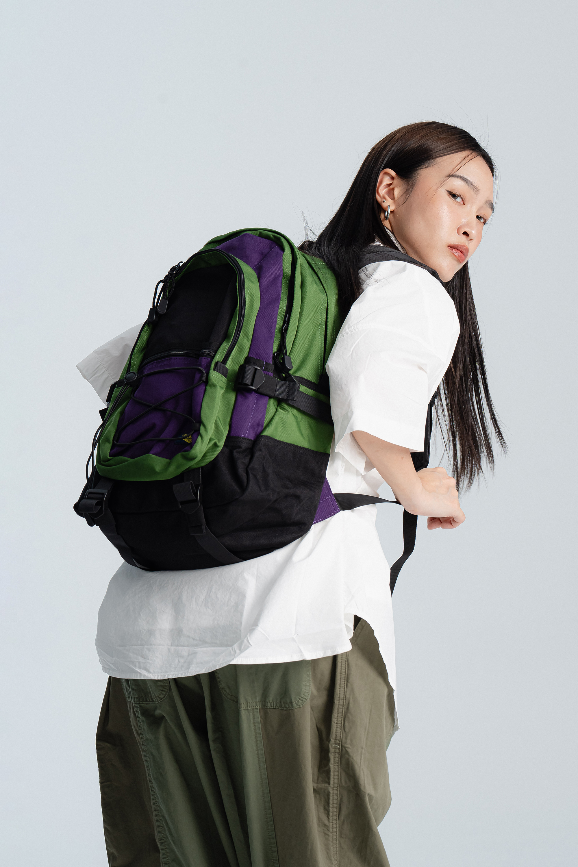 |韓國Korea|多功能夾層後揹包