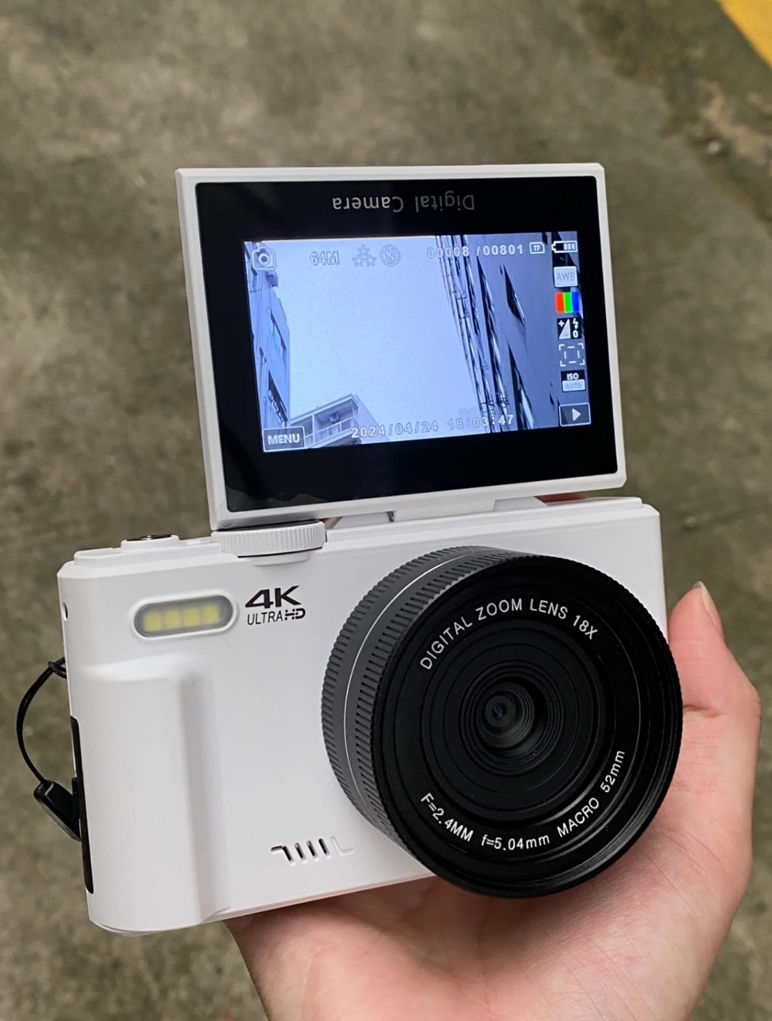 優惠開團 5K小紅書相機 翻轉屏幕 類單眼 CCD相機 廣角鏡 相機 升級5K