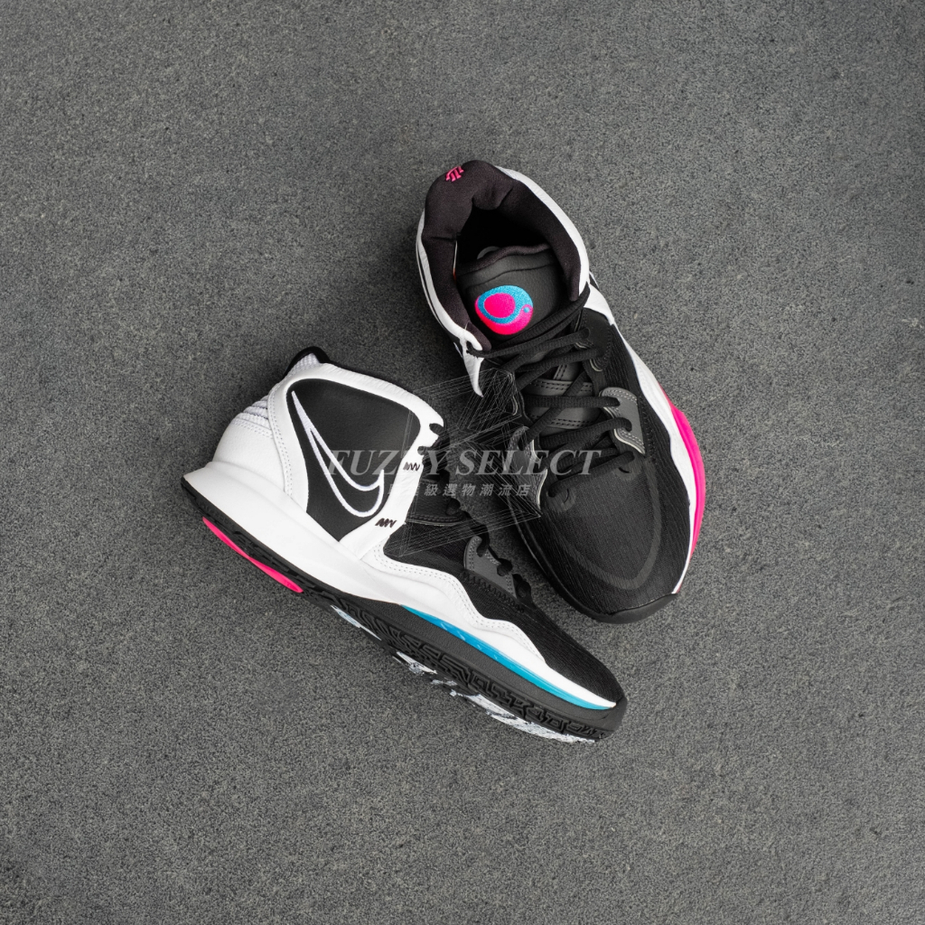【逢甲FUZZY】Nike Kyrie INFINITY EP XDR 黑白 粉藍 籃球鞋 男款 DC9134-003