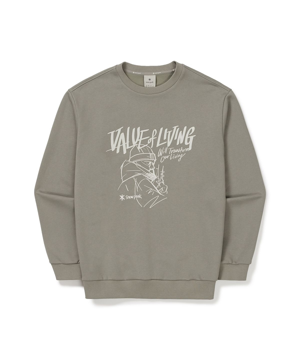 【代購】Snow Peak X 성낙진 雪諾必克 Graphic 圖案 大學T 長袖 衛衣 S24FMFHT68