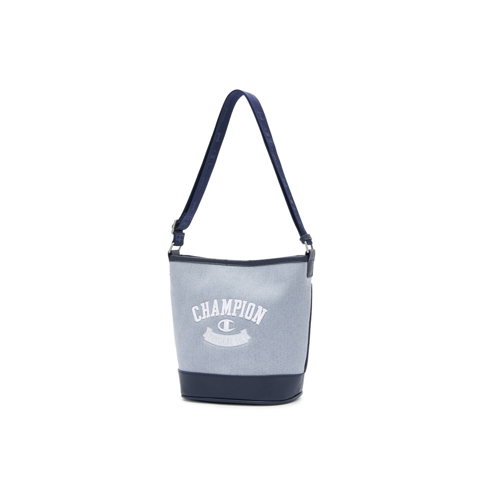 中性-學院風 質感帆布水桶包-藍色 （U4CACPU11M2）