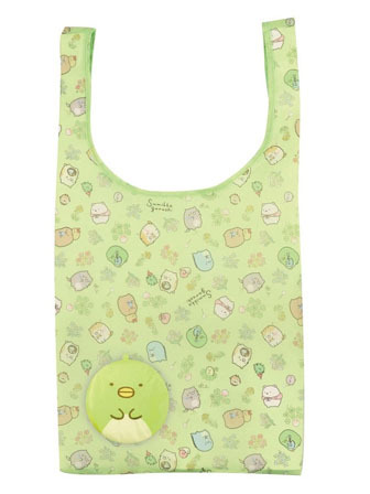 [生活用品] 角落小夥伴 可折疊收納購物袋(河童/綠色)