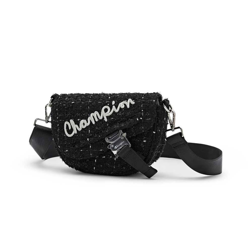 女款-毛呢小香風馬鞍包-黑色 （U4CACPU12U1）