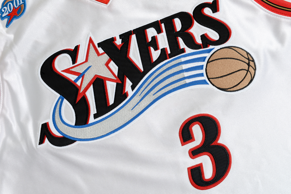 Mitchell & Ness 費城76人隊 Allen Iverson 2001 全明星賽 復刻 球員版球衣