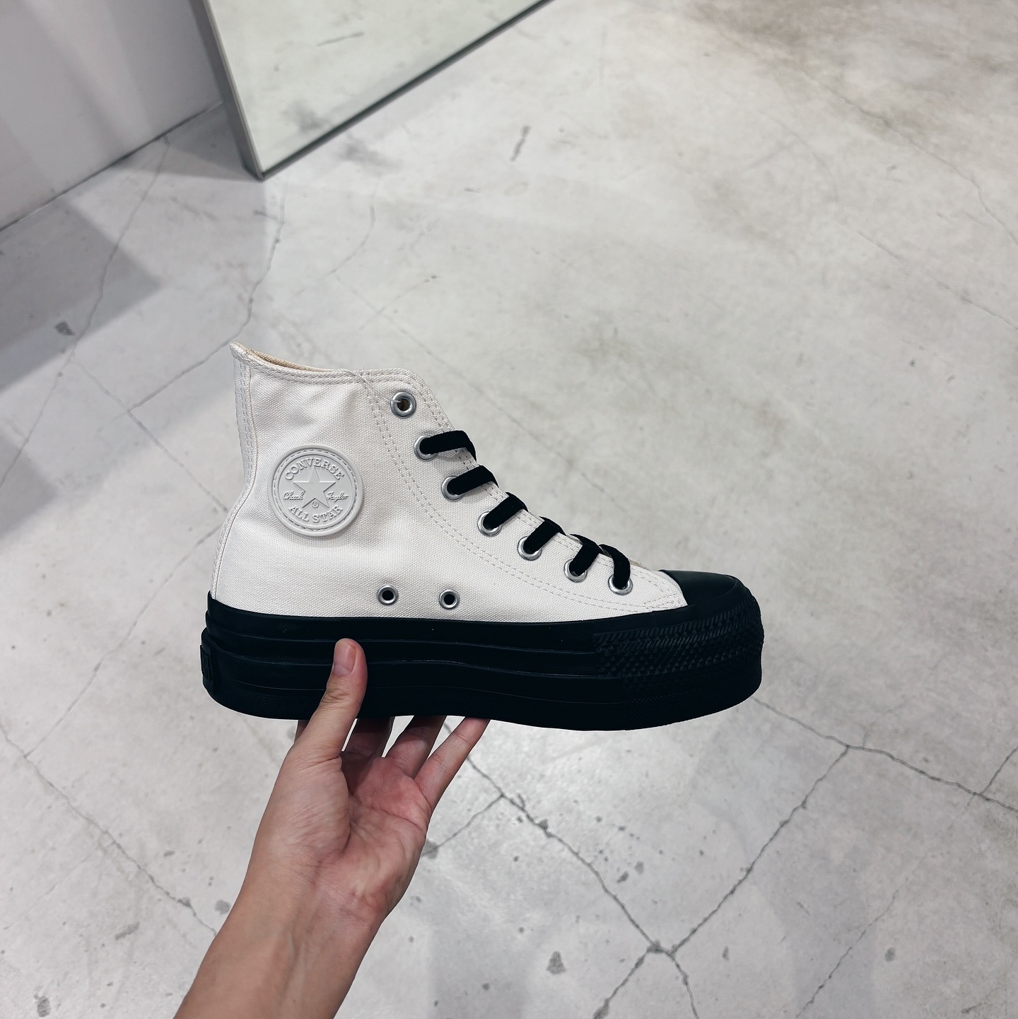 Converse AS Lifted Overtape Hi 日本限定 奶油生巧 黑色 白色 厚底 高筒 帆布鞋 31312470 31312471