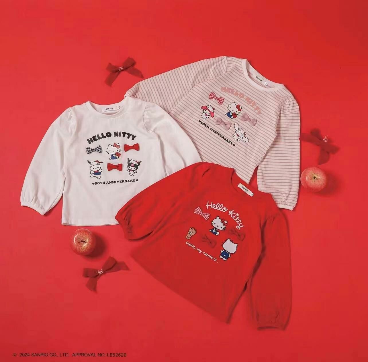 日單 SLAP SLIP & hello kitty 聯名款T恤