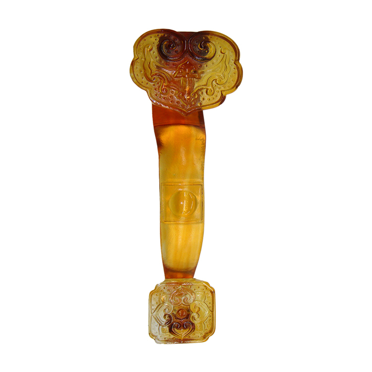 鹿港窯禮品館│福納吉祥如意琉璃擺件 門把工藝品