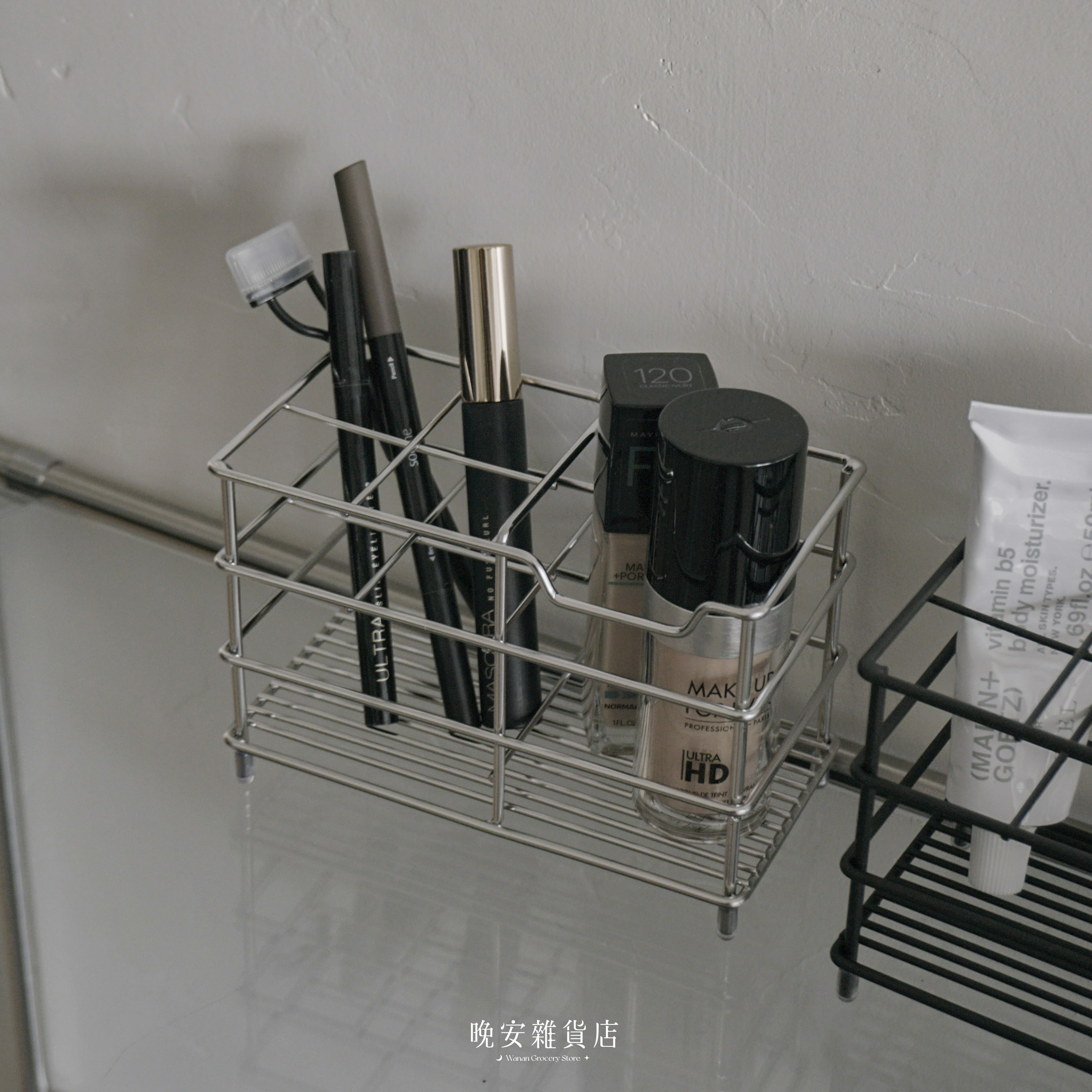 【Modern系列】原色不鏽鋼直立分格收納架