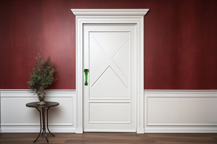 鹿港窯禮品館│福納吉祥如意琉璃擺件 門把工藝品