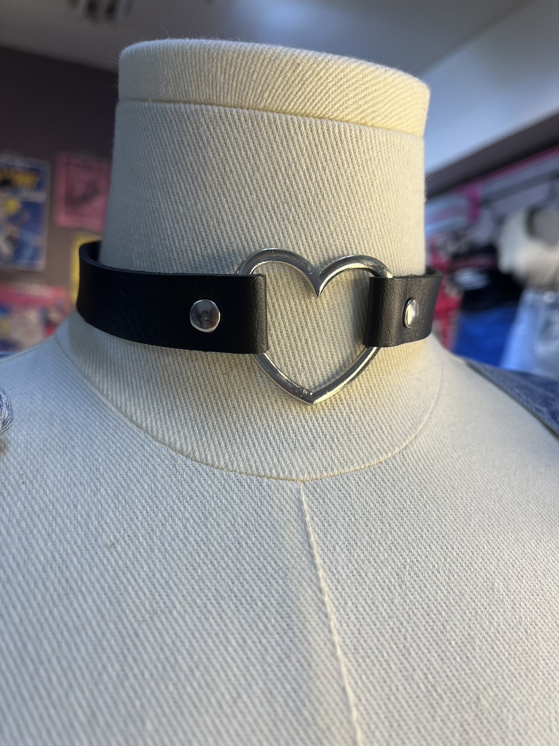 愛心環chocker皮鏈☯︎異妹推薦