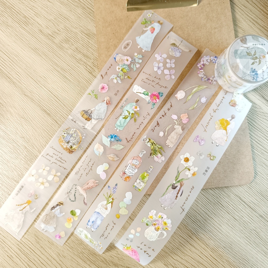 Pion．mini girl_02 3.5cm霧面PET膠帶 <整捲/分裝>