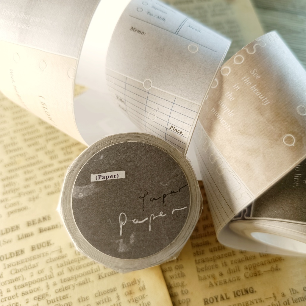 Pion．Paper 4.5cm模造紙割型膠帶 <整捲/分裝>