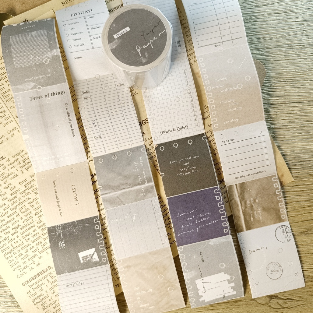 Pion．Paper 4.5cm模造紙割型膠帶 <整捲/分裝>