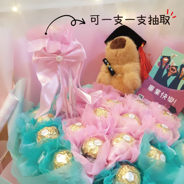 金莎巧克力花束(正版金莎)Ferrero-Rocher-chocolate-sharing-bouquet