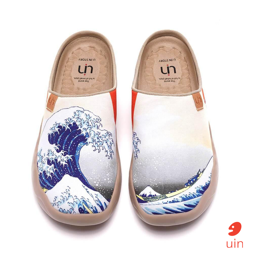 【 Uin 】西班牙原創設計 | 奮勇 女鞋 半拖 彩繪鞋 休閒鞋 懶人鞋