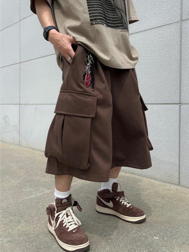 淨色工裝短褲 P2937