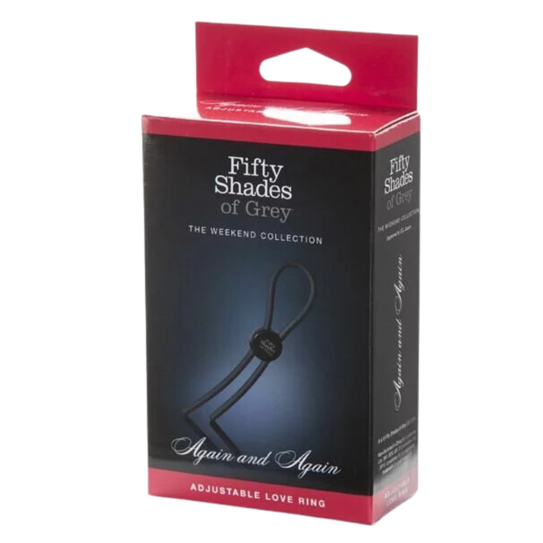 Fifty Shades of Grey 可調較式陰莖環 黑色